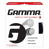 Gamma Moto / TNT Hybrid String · 17g/16g · Black/Natural