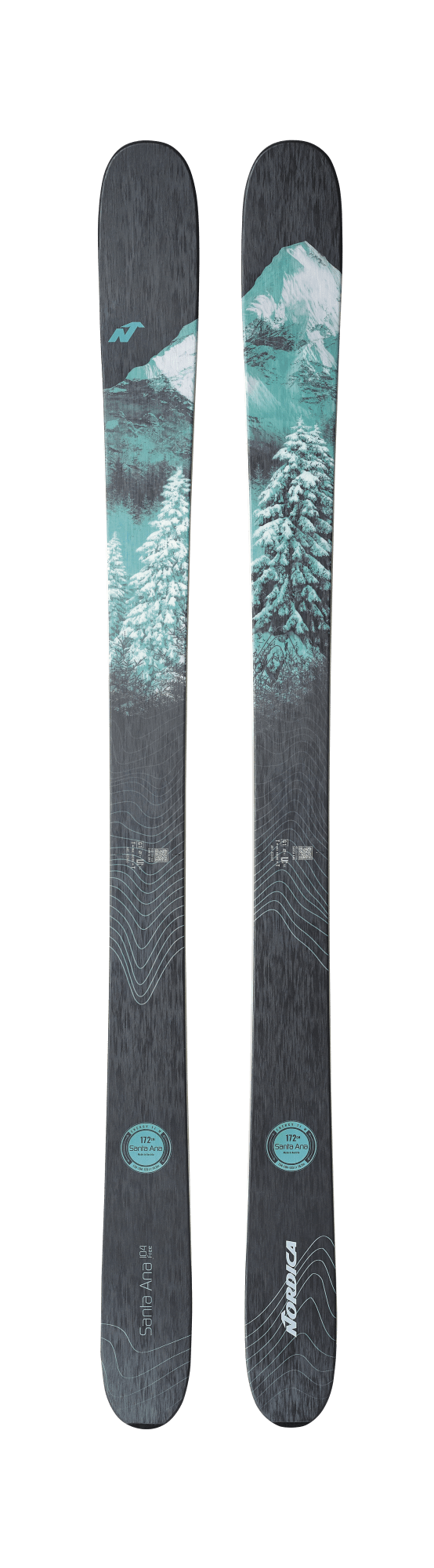 Nordica Santa Ana 104 Free Skis · Women's · 2023 · 172 cm