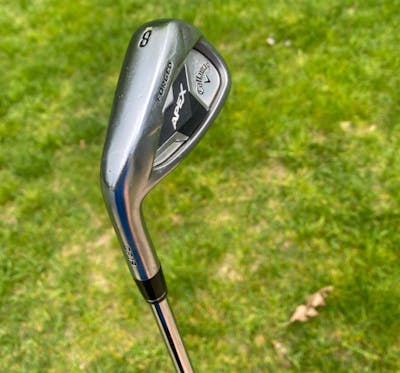 Close up of the Callaway Apex 2021 Single Irons.