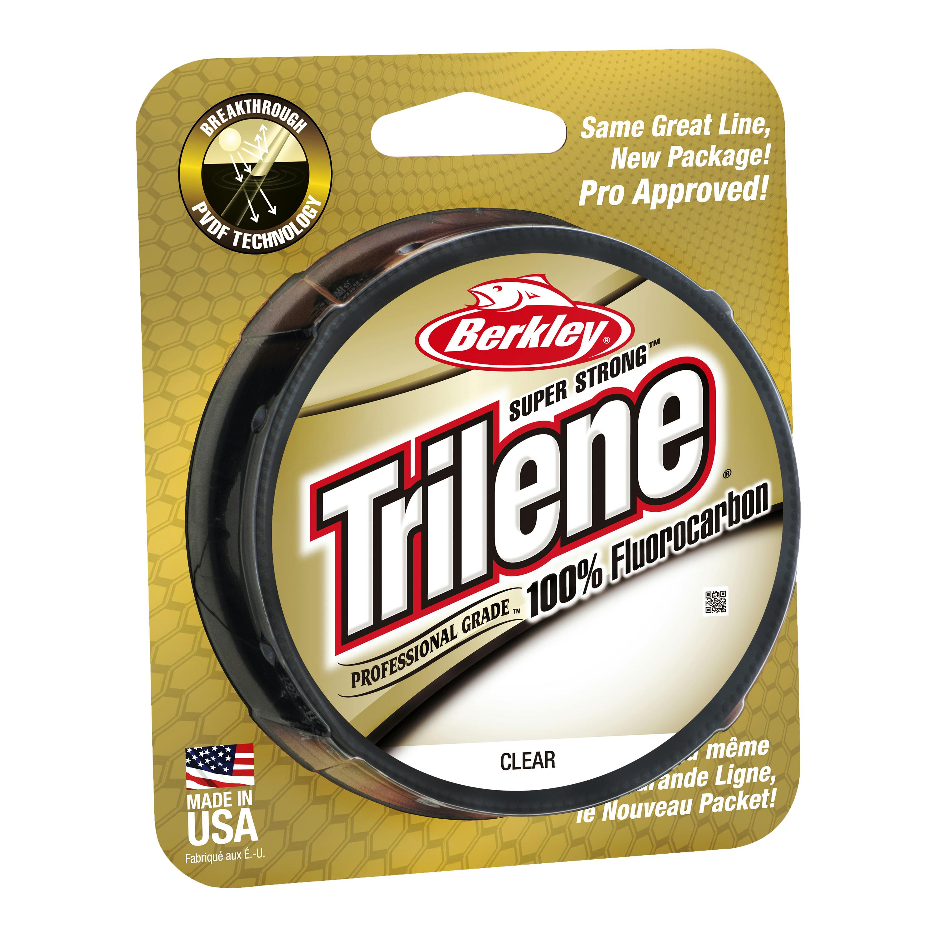 Product image of the Berkley Trilene 100% Fluorocarbon Line.