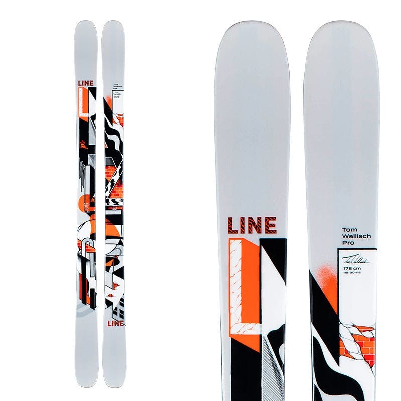 Product image of the Line Tom Wallish Pro skis.