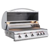 Blaze Premium LTE 5-Burner Built-In Gas Grill with Rear Infrared Burner and Grill Lights · 40 in. · Natural Gas
