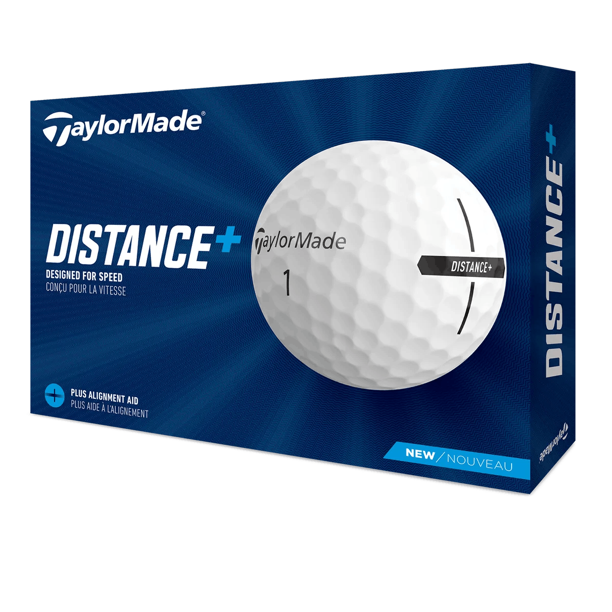 TaylorMade Distance Plus Golf Balls ­­· White