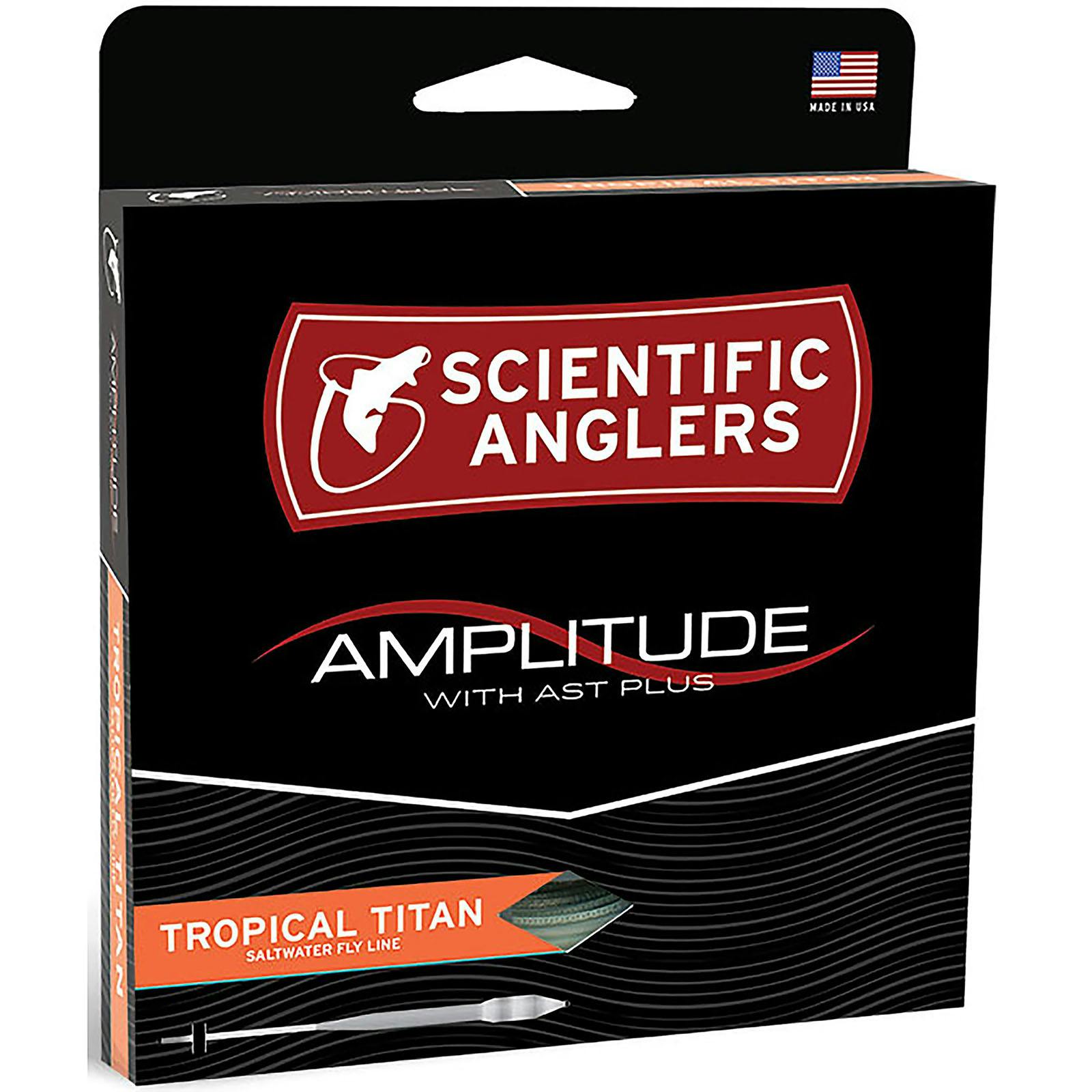 Scientific Anglers Amplitude Smooth Titan Long Freshwater Fly Line · WF · 6 wt · Floating · Sage - Moss - Dark Olive