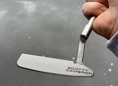 The face of the Titleist Scotty Cameron Special Select Newport 2 Putter. 