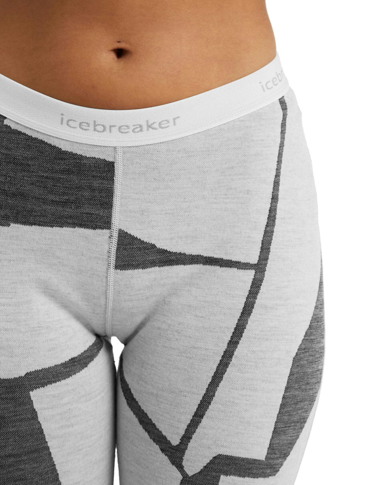 Icebreaker Women's 250 Vertex Leggings Fractured Landscapes