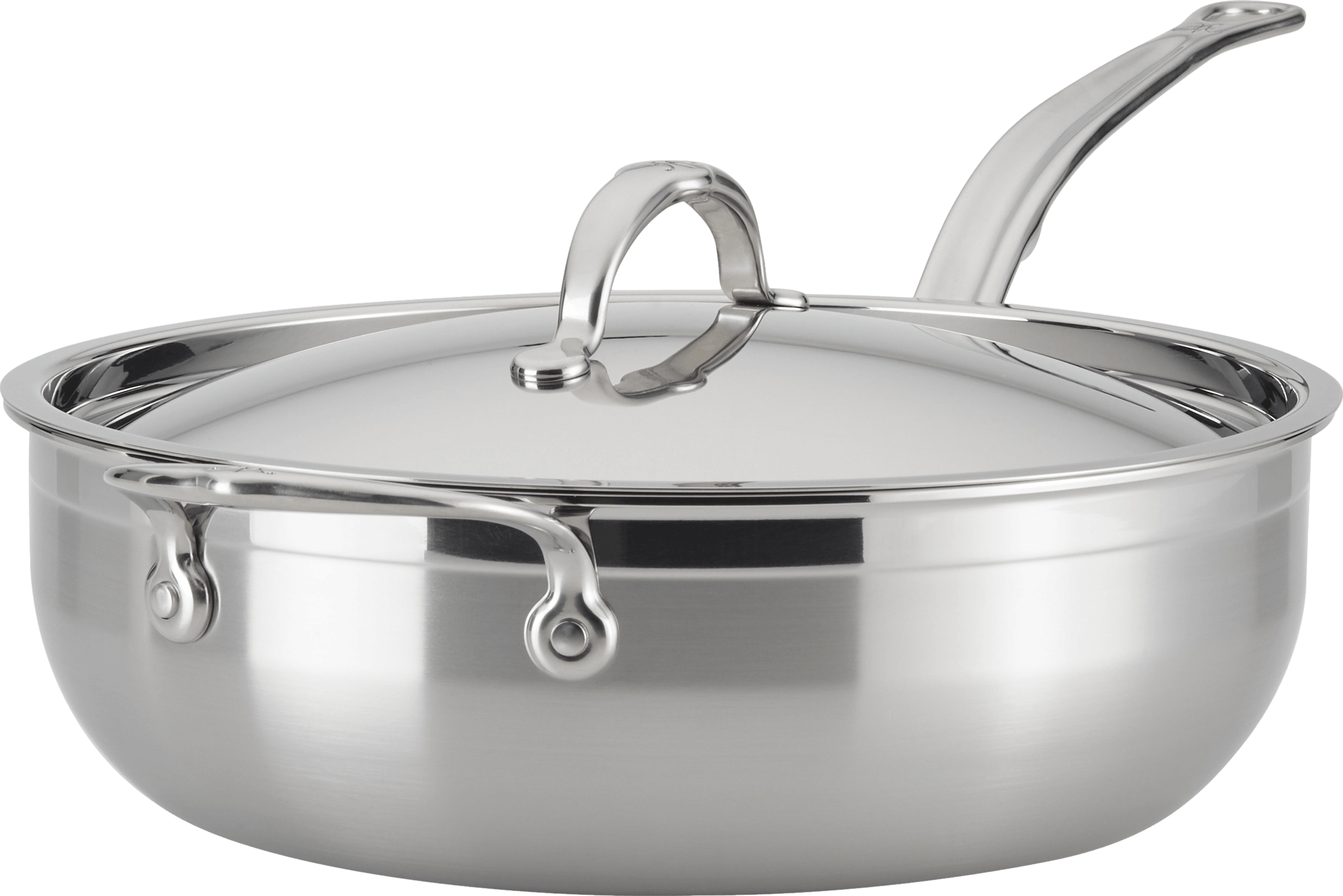 Hestan ProBond Stainless Steel Essential Pan with Lid, 3.5-Quart