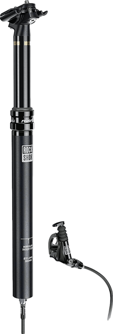 RockShox Reverb Stealth Dropper Post w/ MatchMaker Left Trigger · Black · 125mm, 30.9x390mm, Left Remote