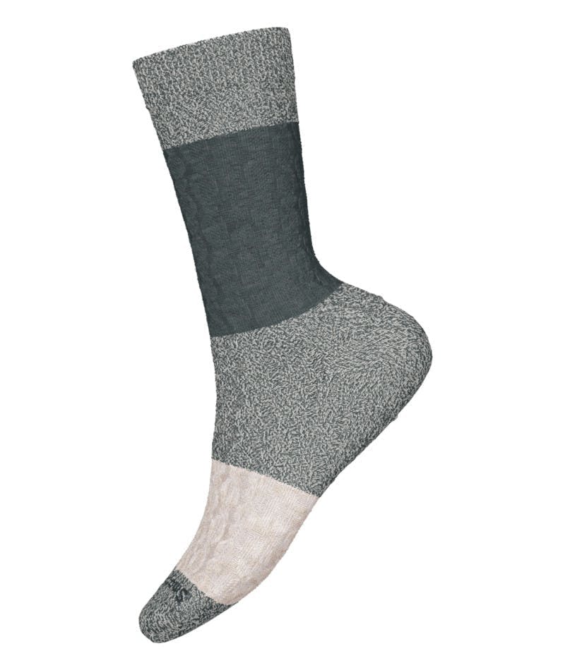 Smartwool Women's Everyday Color-Block Cable Crew Socks