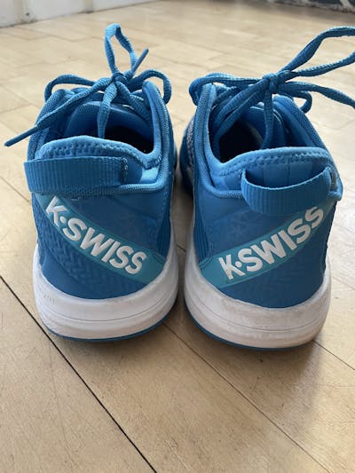Back of the  K-Swiss Men's Hypercourt Supreme Tennis Shoes.