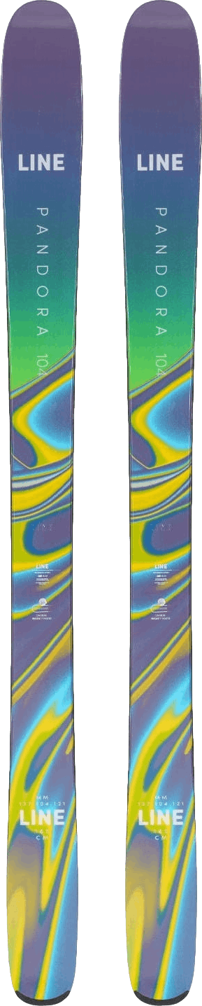 Line Pandora 104 Skis · Women's · 2023 · 165 cm