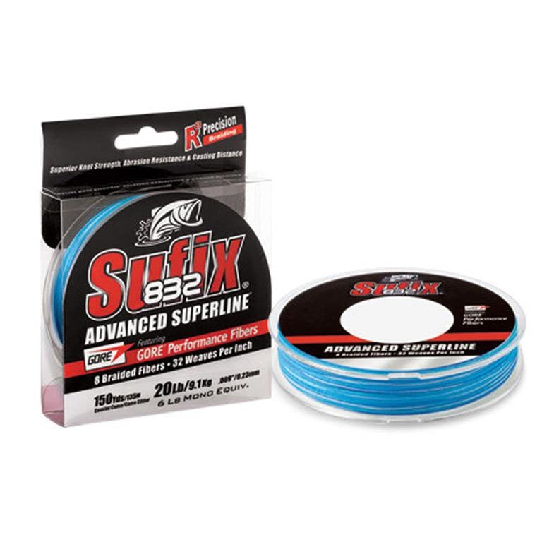 832 Advanced Superline Low-Vis Green Braided Fishing Line by Sufix