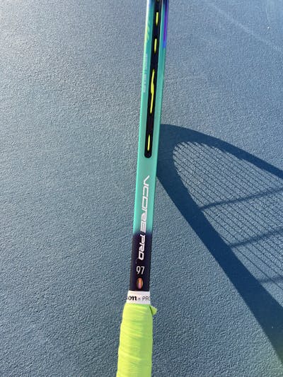 Side view of the Yonex VCORE Pro 97 Racquet.