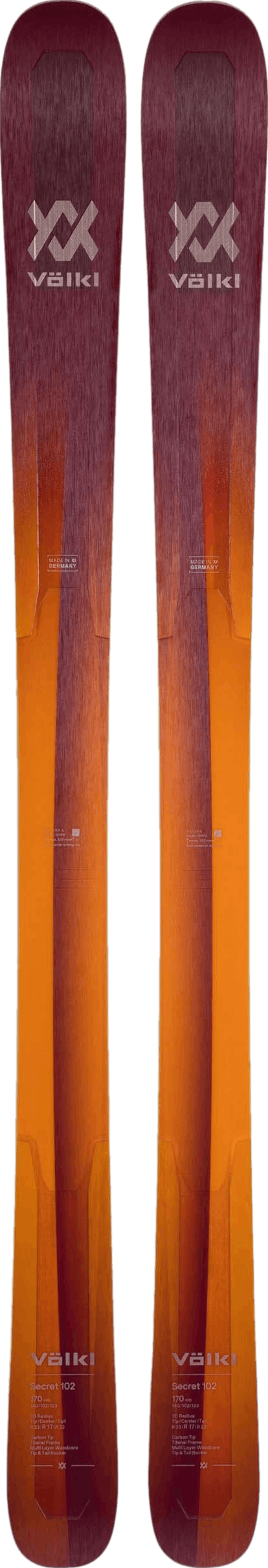 Völkl Secret 102 Skis · Women's · 2023 · 156 cm