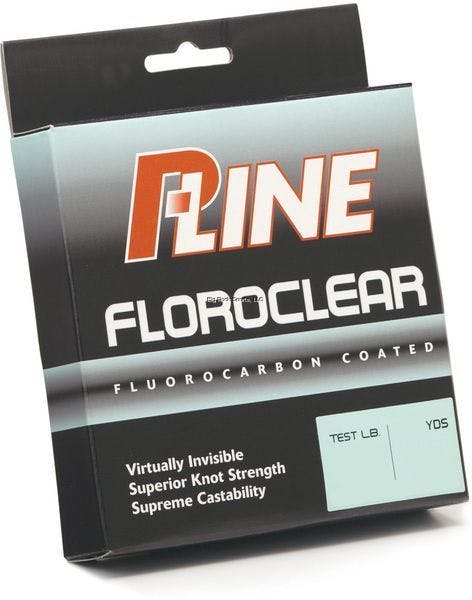 P-Line Floroclear Fluorocarbon Coated Mono Line - 2lb - 300yds
