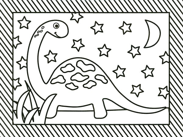 Usborne 16 Stained Glass Dinosaurs 