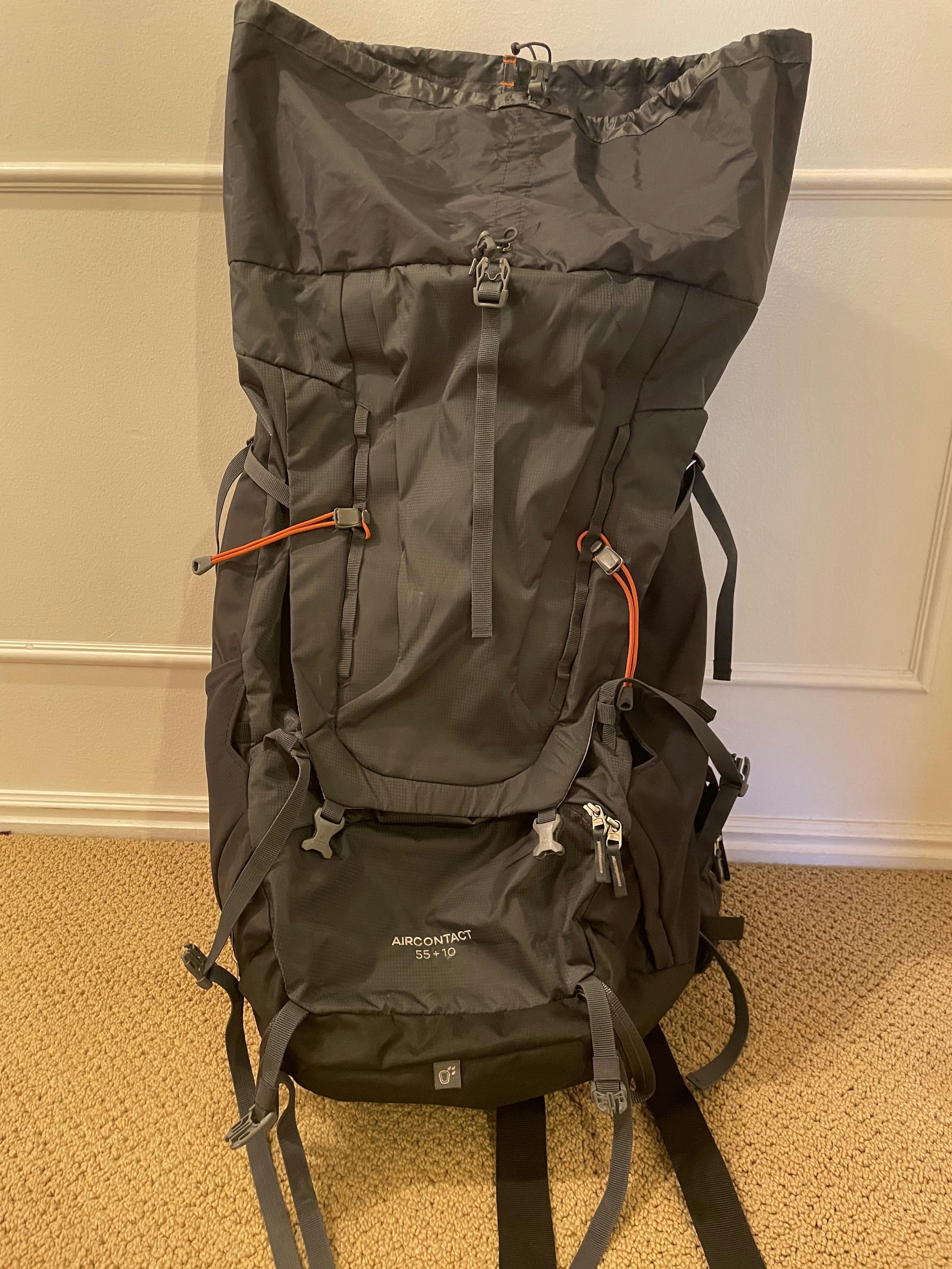 Outside of the Deuter - Aircontact 55+10 Pack.