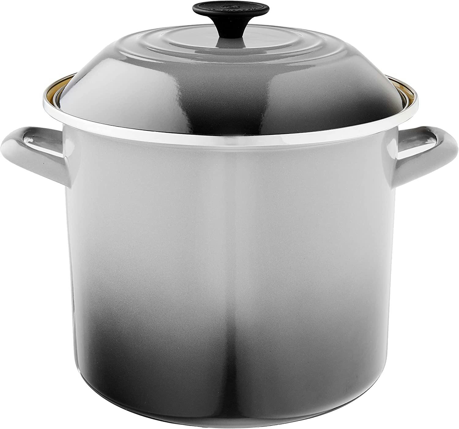 Le Creuset Stainless Steel Stockpot with Lid & Reviews