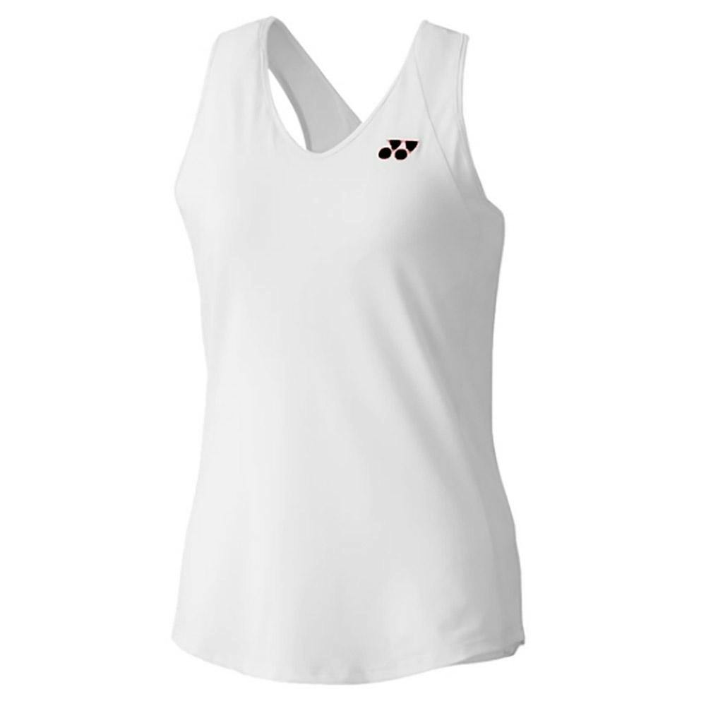 Yonex Women's White Tennis Tank Top with Sports Bra