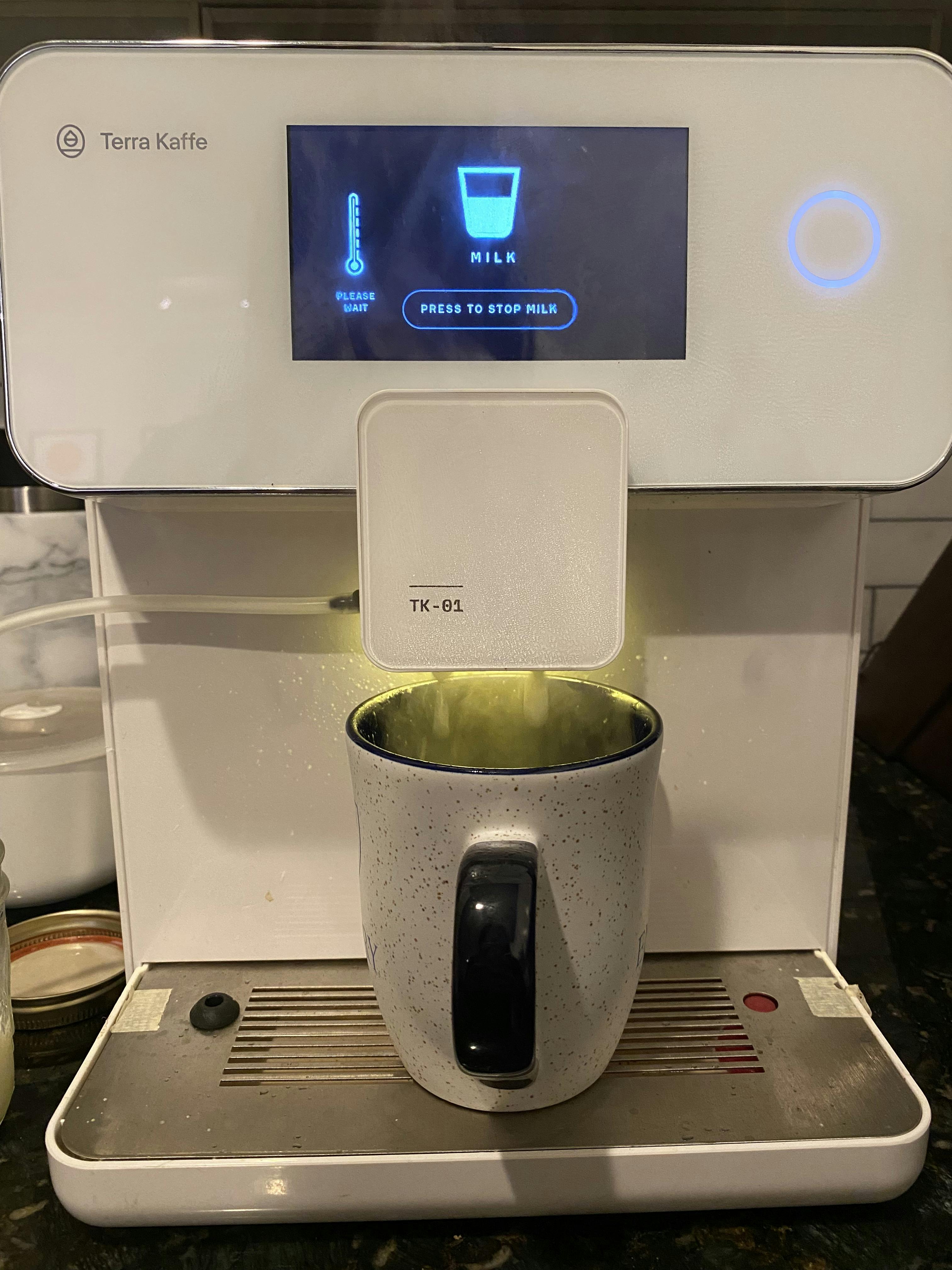 Terra Kaffe Tk-01 White Espresso Machine + Reviews