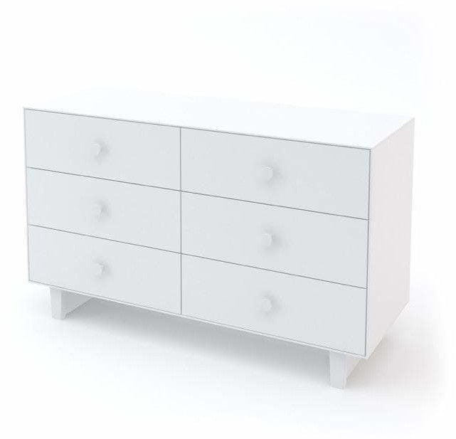Oeuf Rhea 6 Drawer Dresser · Walnut/White