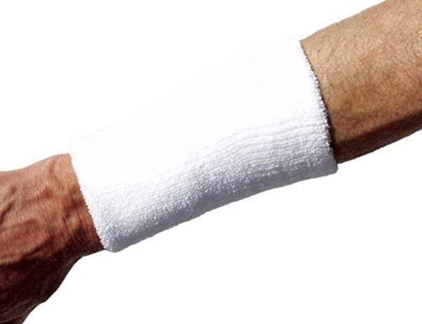 Tourna Wrist Towel 6" (1X) (White)
