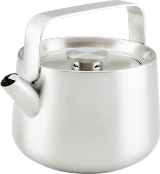 Zwilling Demeyere Resto Stainless Steel Tea Kettle, 4.2-QT & 6.3