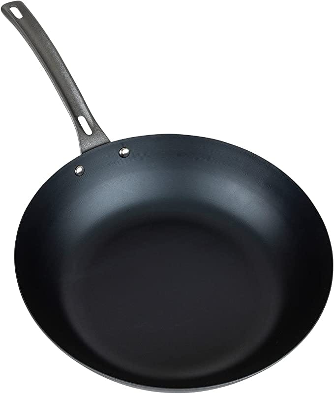 Viking Blue Steel 12" Wok/Stir Fry Pan