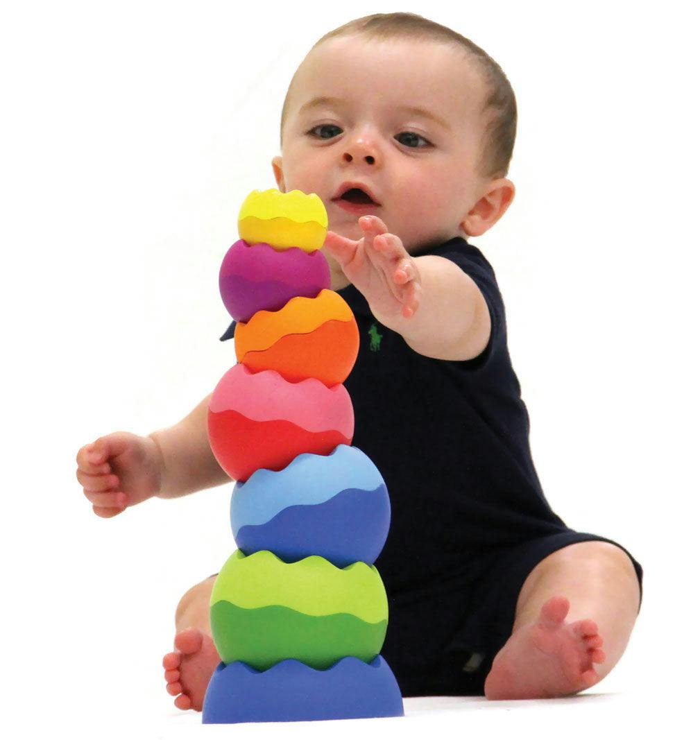 Fat Brain Toys Neo Tobbles Stacking Toy