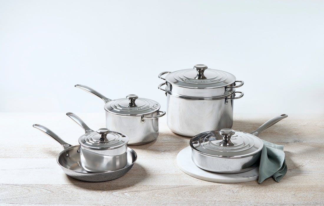 All-Clad Master Chef 2 Stainless 10-Piece Cookware Set