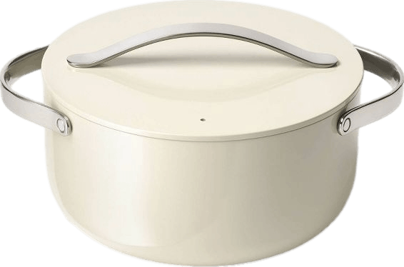 Caraway Home 6.5QT Dutch Oven with Lid, Cream