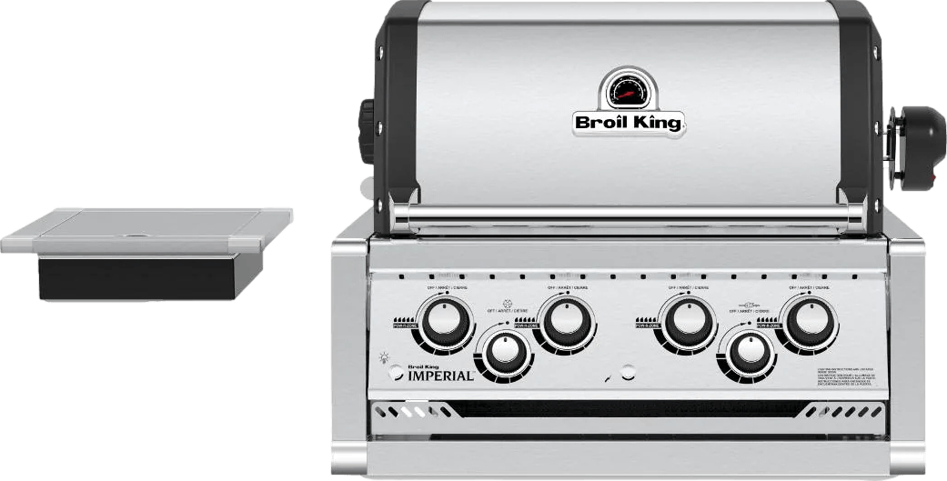 Broil King Imperial 490 Built-in Gas Grill with Rotisserie & Side Burner · Natural Gas