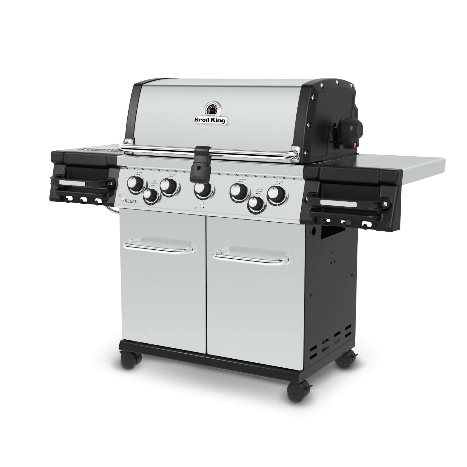 Broil King Regal S 590 Pro IR 5-Burner Gas Grill with Rotisserie and Infrared Side Burner · Propane