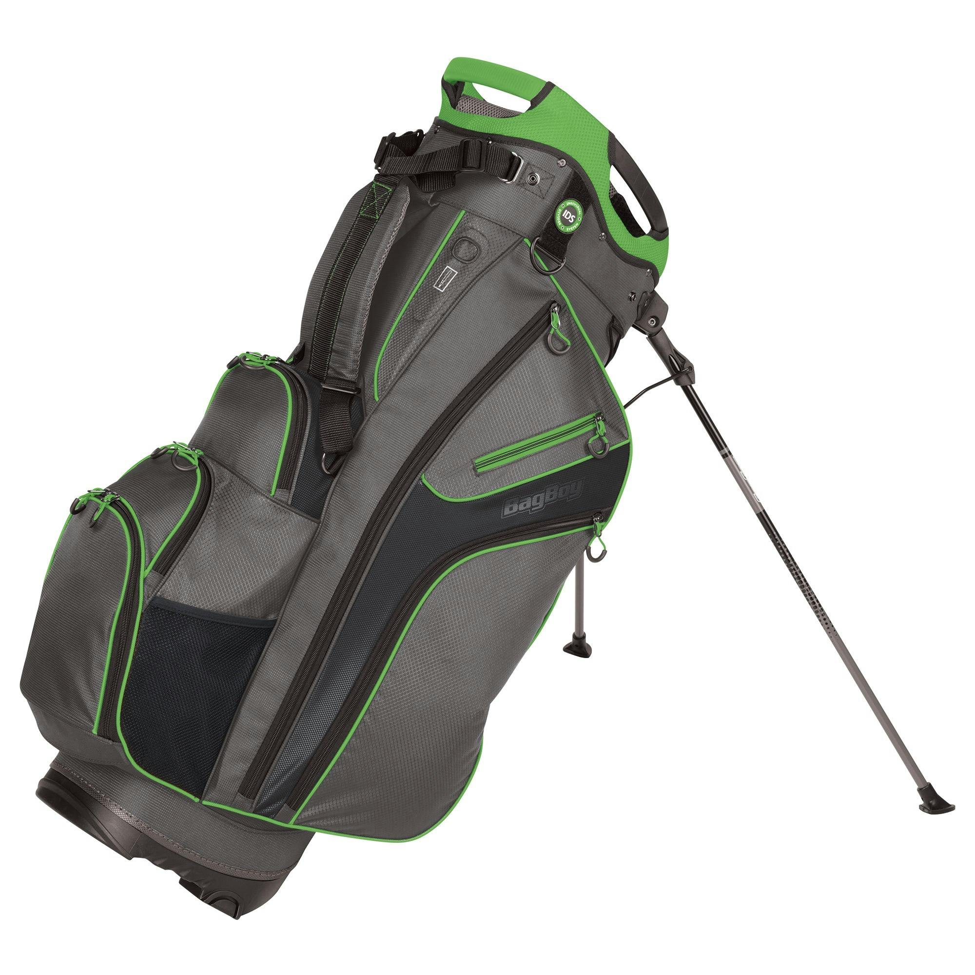 Bag Boy Chiller Hybrid Golf Stand Bag · White/Charcoal/Red