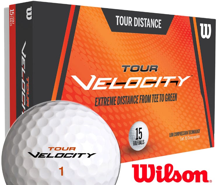Wilson 2022 Tour Velocity Distance Golf Balls · 15-Ball
