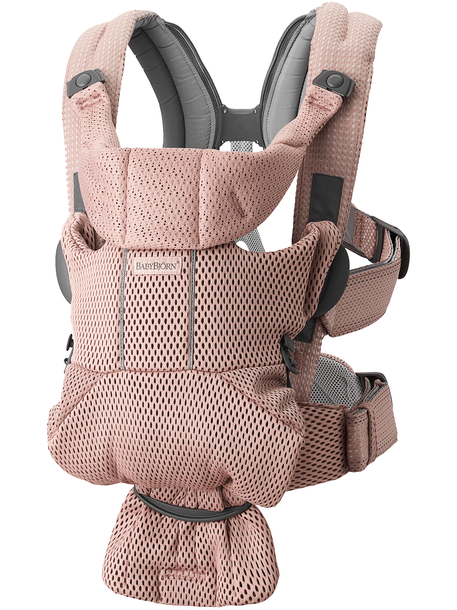 BabyBjörn Baby Carrier Free · 3D Mesh · Dusty Pink