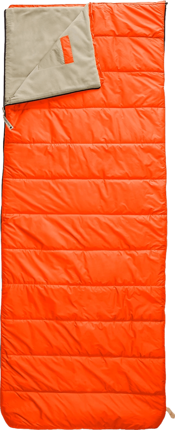 The North Face Eco Trail Bed 35 Sleeping Bag- Men's  Persian Orange/Twill Beige
