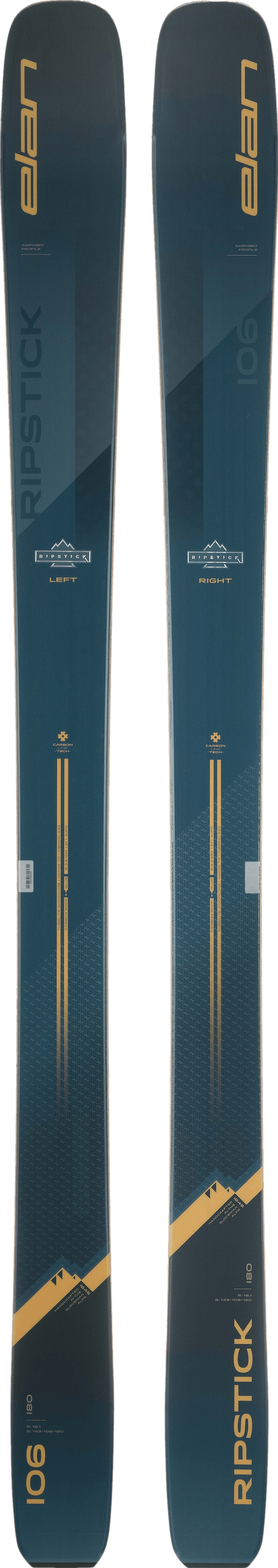 Elan Ripstick 106 Skis · 2023 · 180 cm