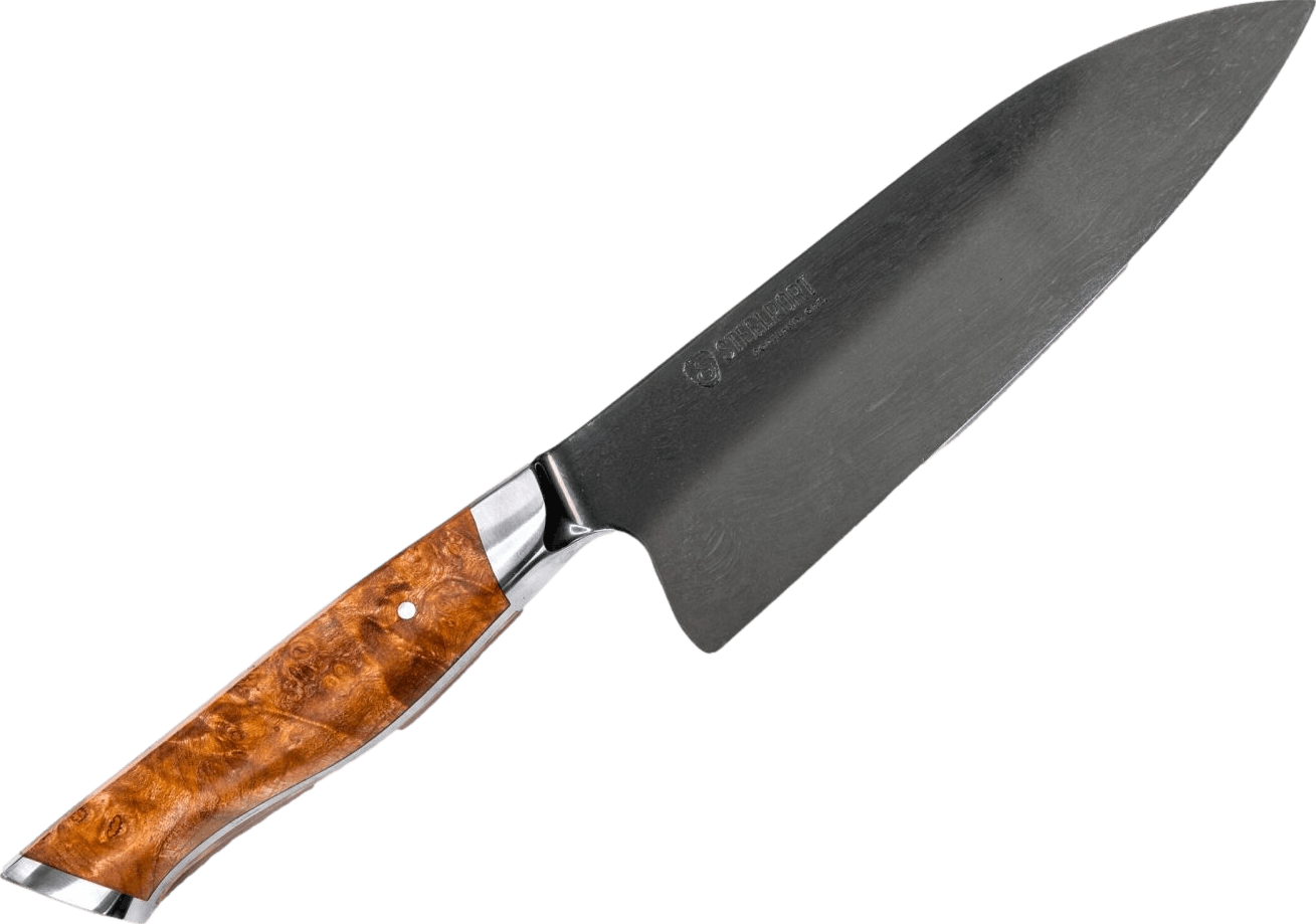 STEELPORT Carbon Steel Chef Knife, 6"