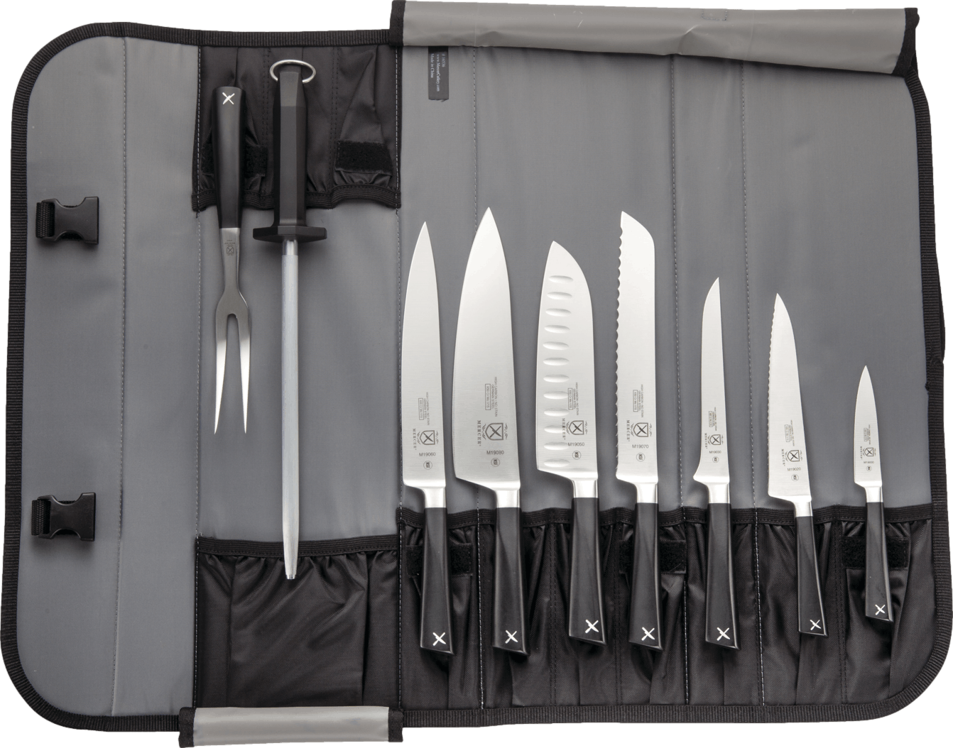 Mercer Culinary 10-Piece Zum Knife Set in Case