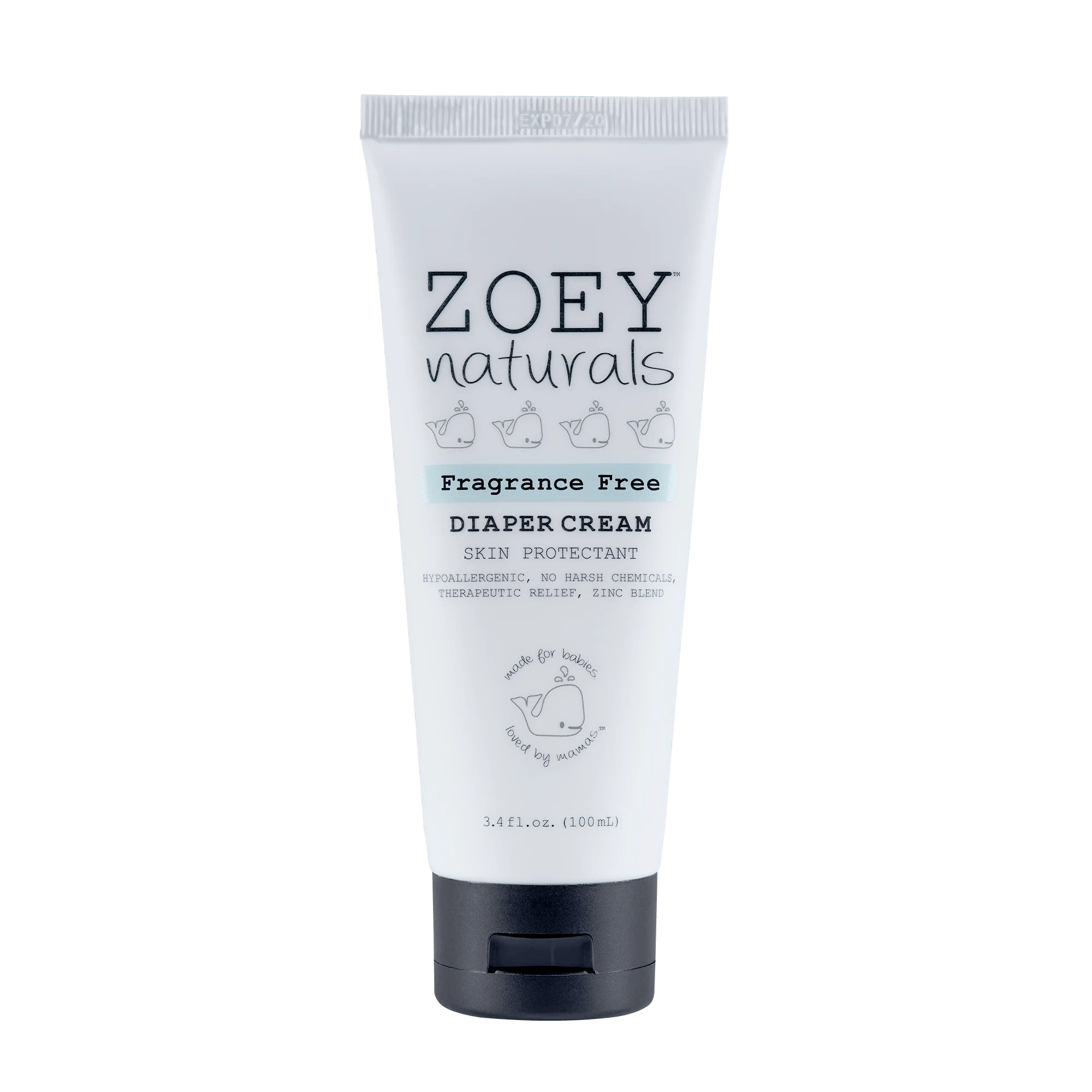 Zoey Naturals Diaper Cream Fragrance Free
