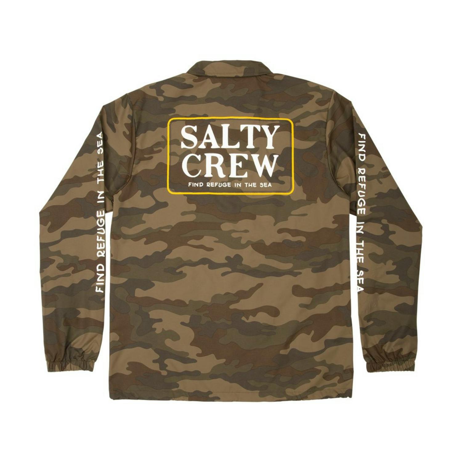 Salty Crew Salty Crew Deckhand Coaches Jacket Camo / Xxxl
