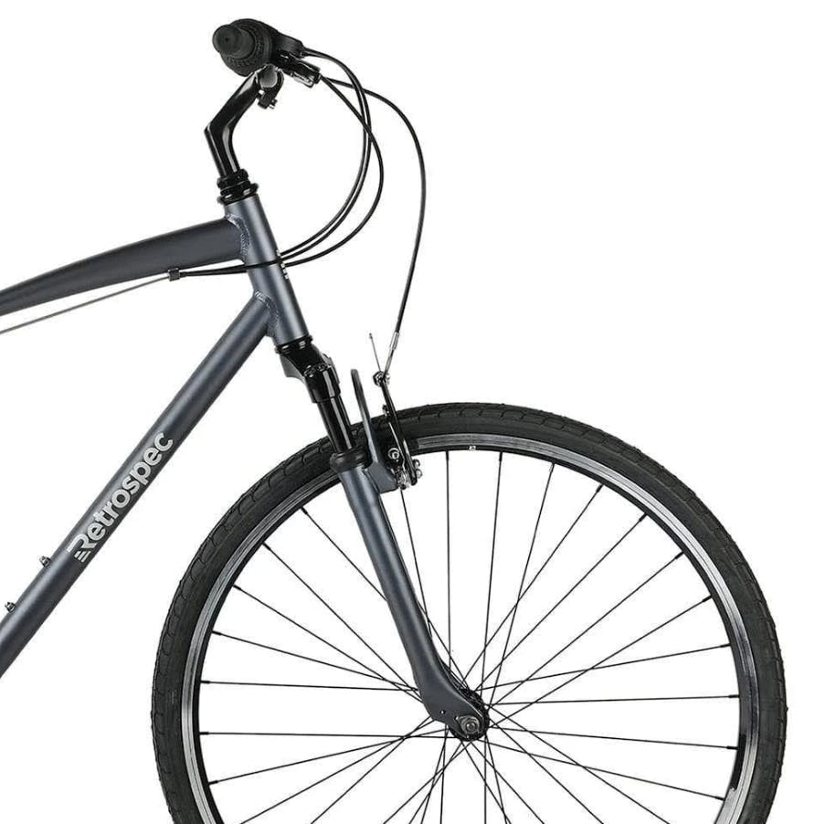 Retrospec Barron Comfort Hybrid Bike · Graphite · XL
