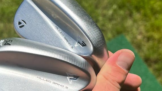The TaylorMade Milled Grind 3 Chrome Wedges.