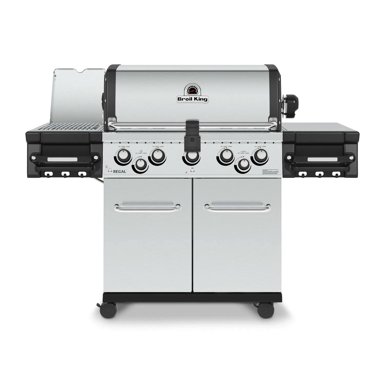 Broil King Regal S 590 PRO IR 5-Burner Gas Grill with Rotisserie and Infrared Side Burner · Propane