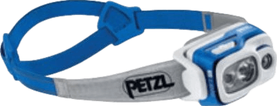 Petzl Swift Rechargeable Headlamp · Blue