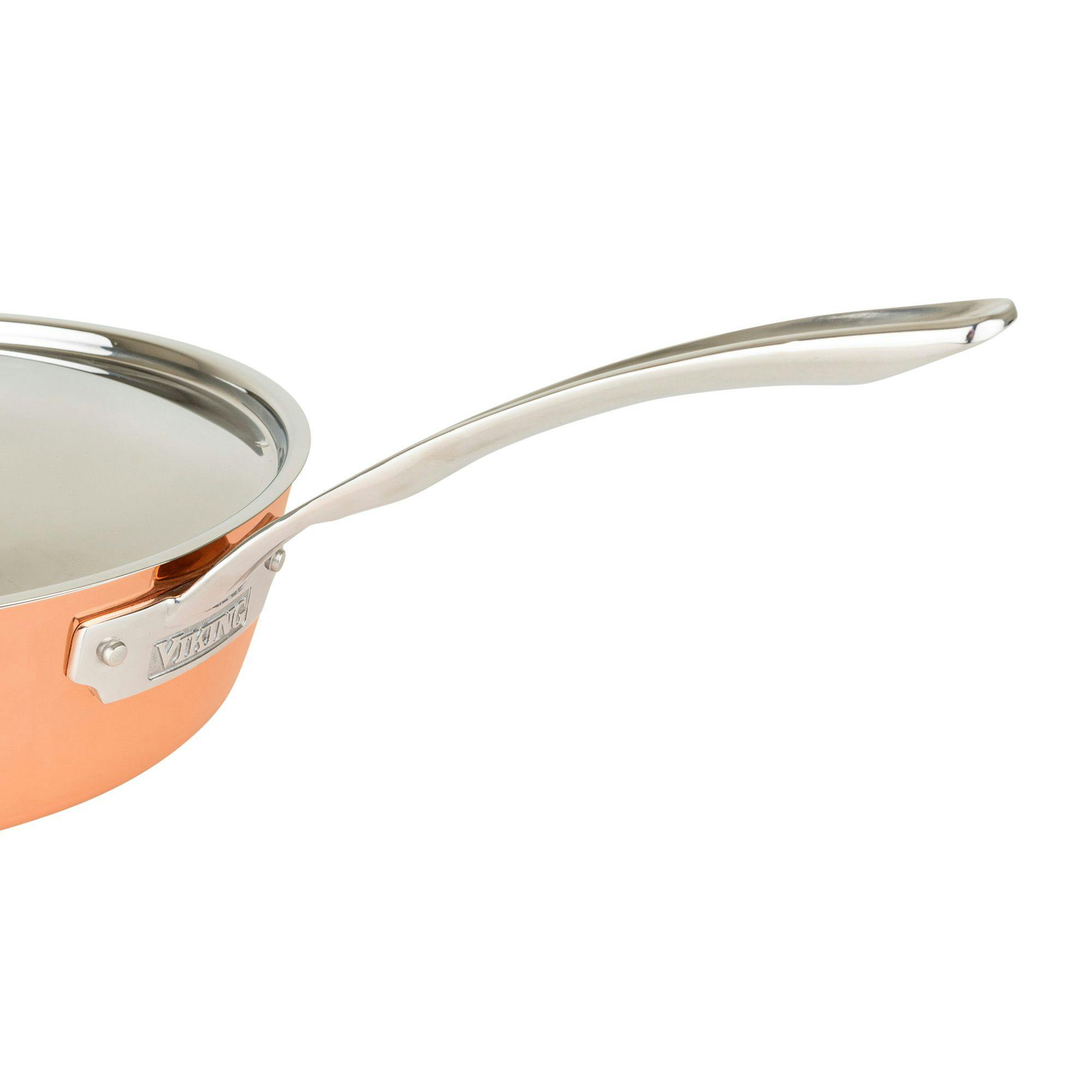 Viking Contemporary 3 Ply 4.8 Quart Saute Pan with Lid