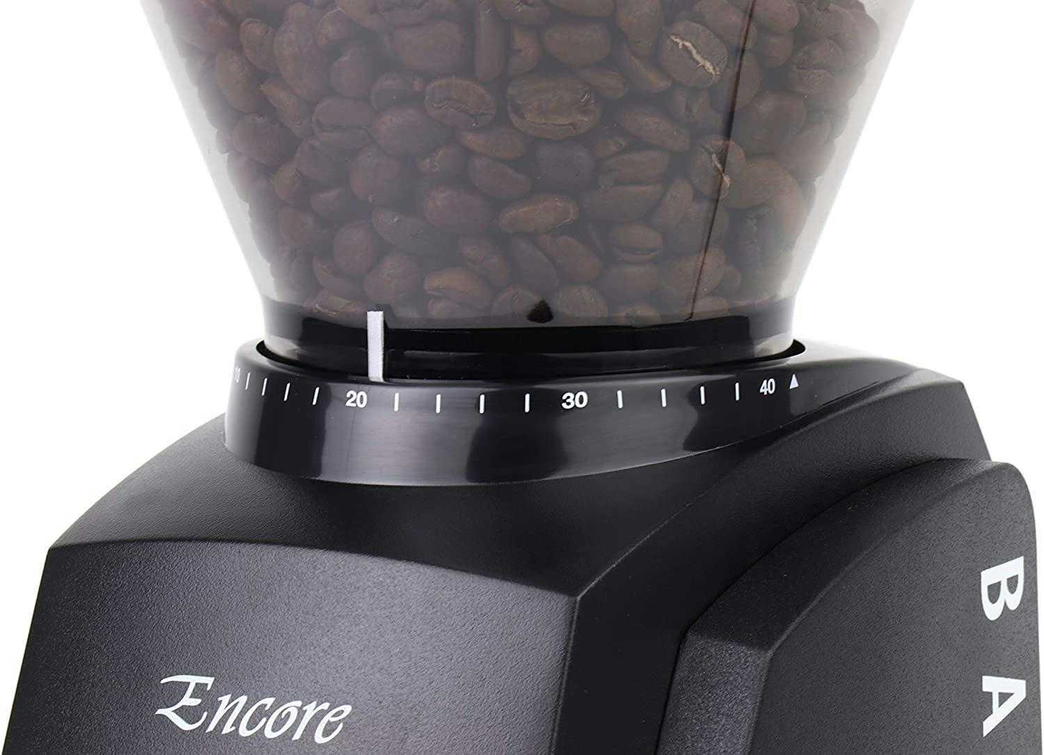 Espressione Conical Burr Black Coffee Grinder