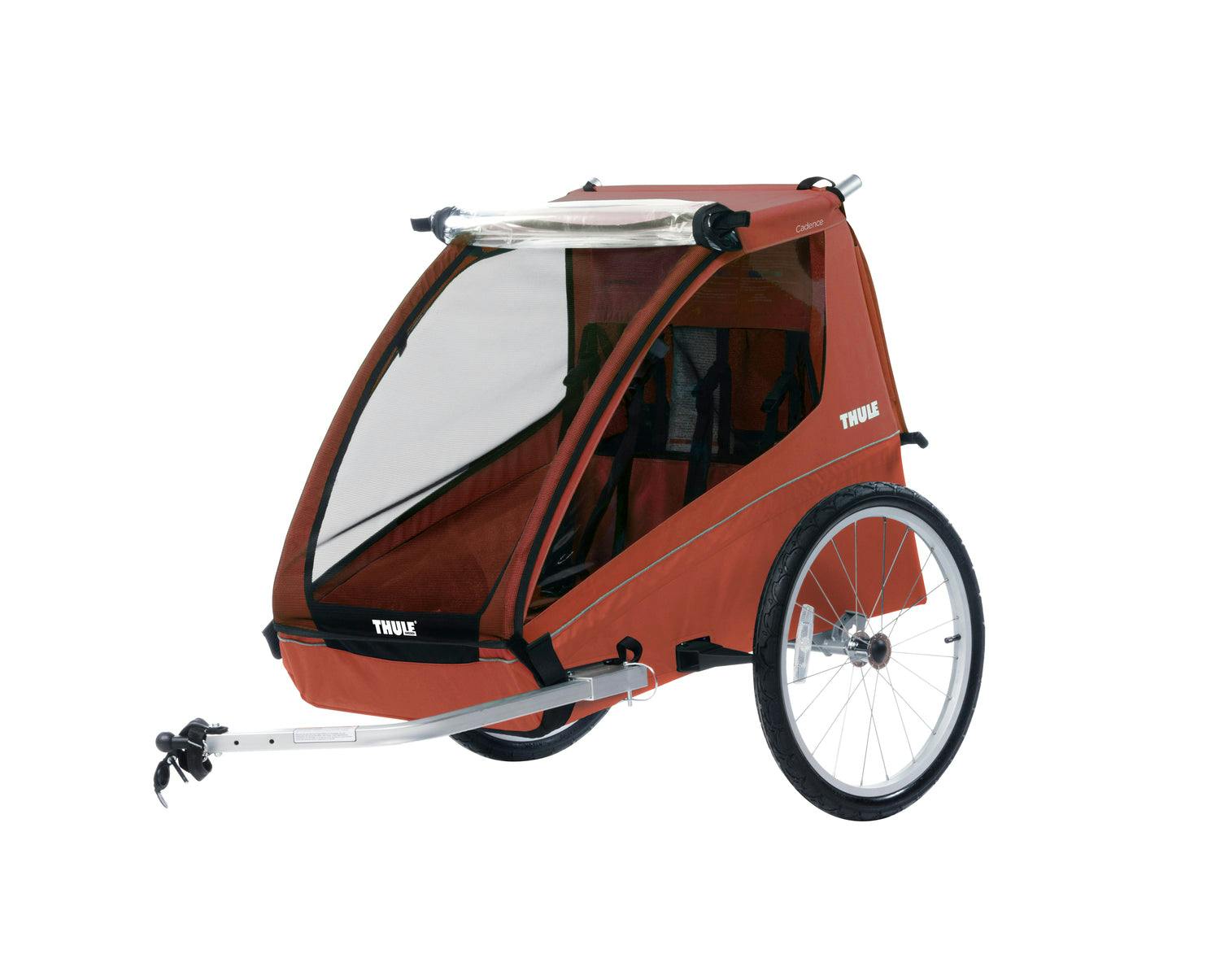 Thule Cadence 2 Double Bicycle Trailer · Hot Sauce Red