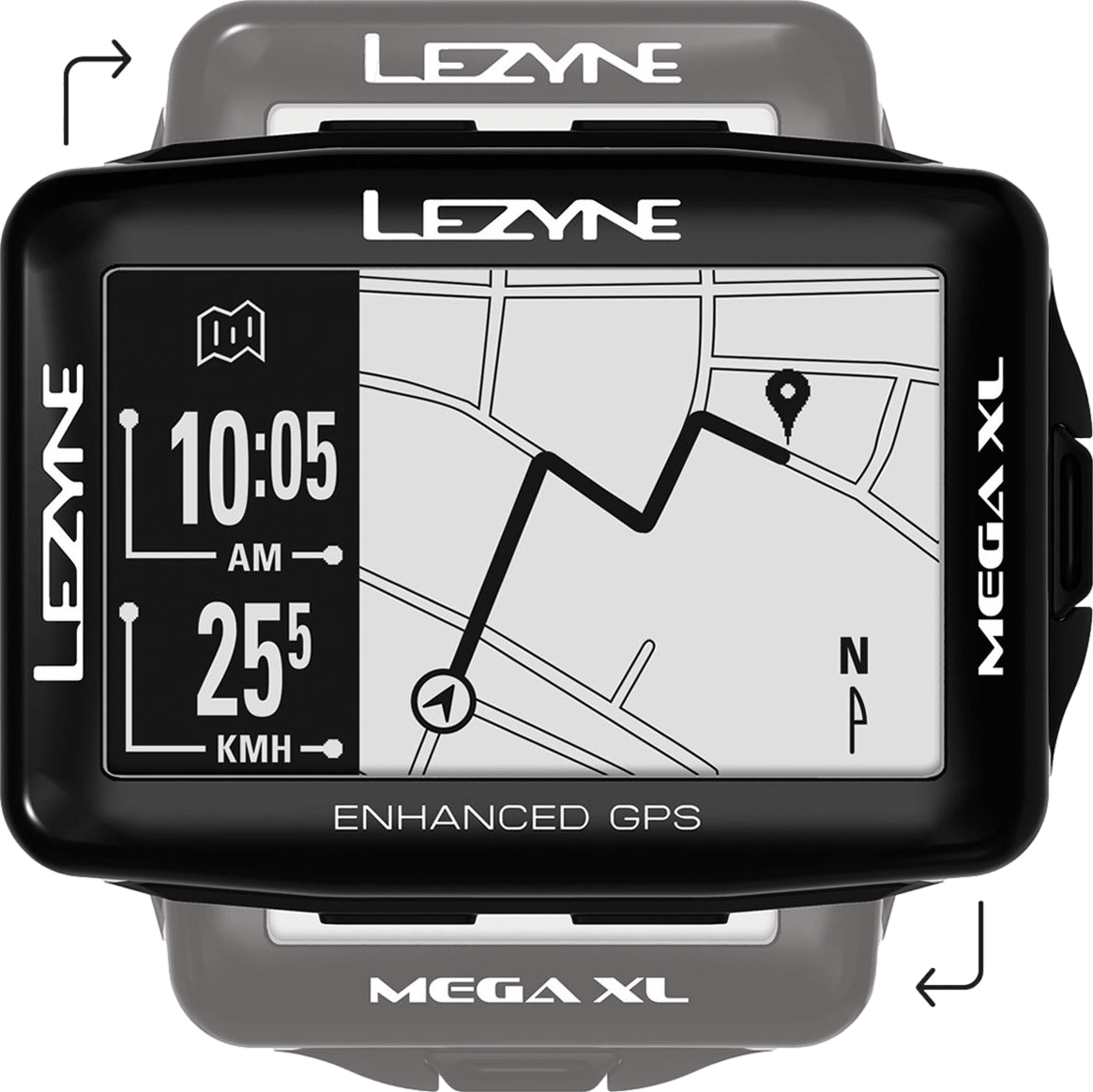 Lezyne Mega XL GPS · Black